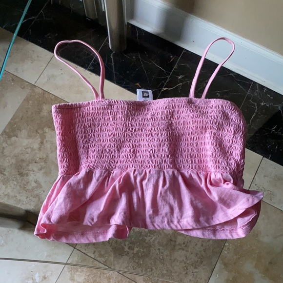 PacSun Pink Cropped Tank - Picture 2 of 3